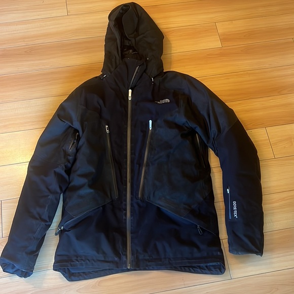 The North Face Men’s Medium Gotetex Down Winter Jacket Black and Dark Grey - Picture 4 of 9